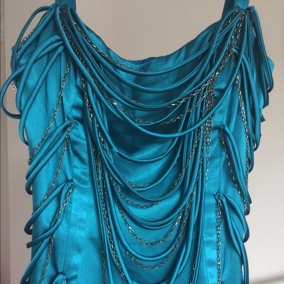 Dresses & Skirts - Evening gown with chain detailing.